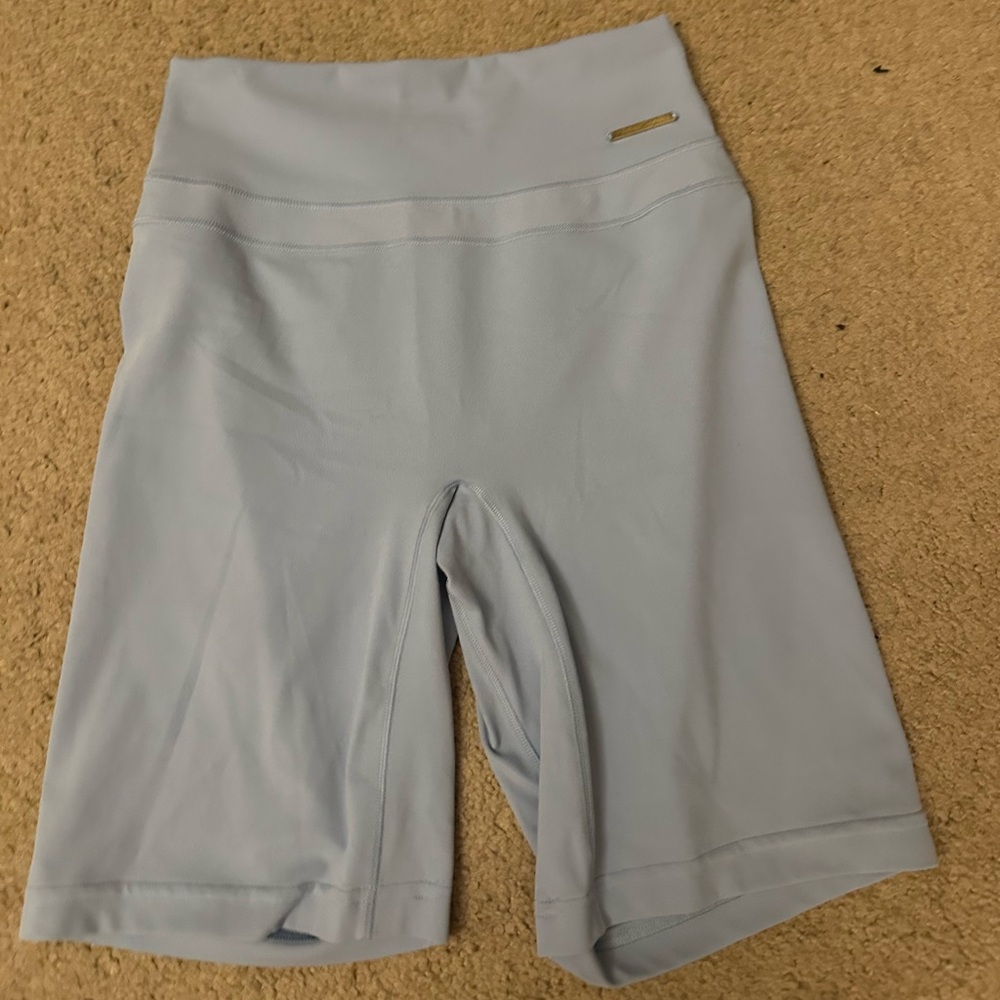 Gymshark Light Blue Bike Shorts